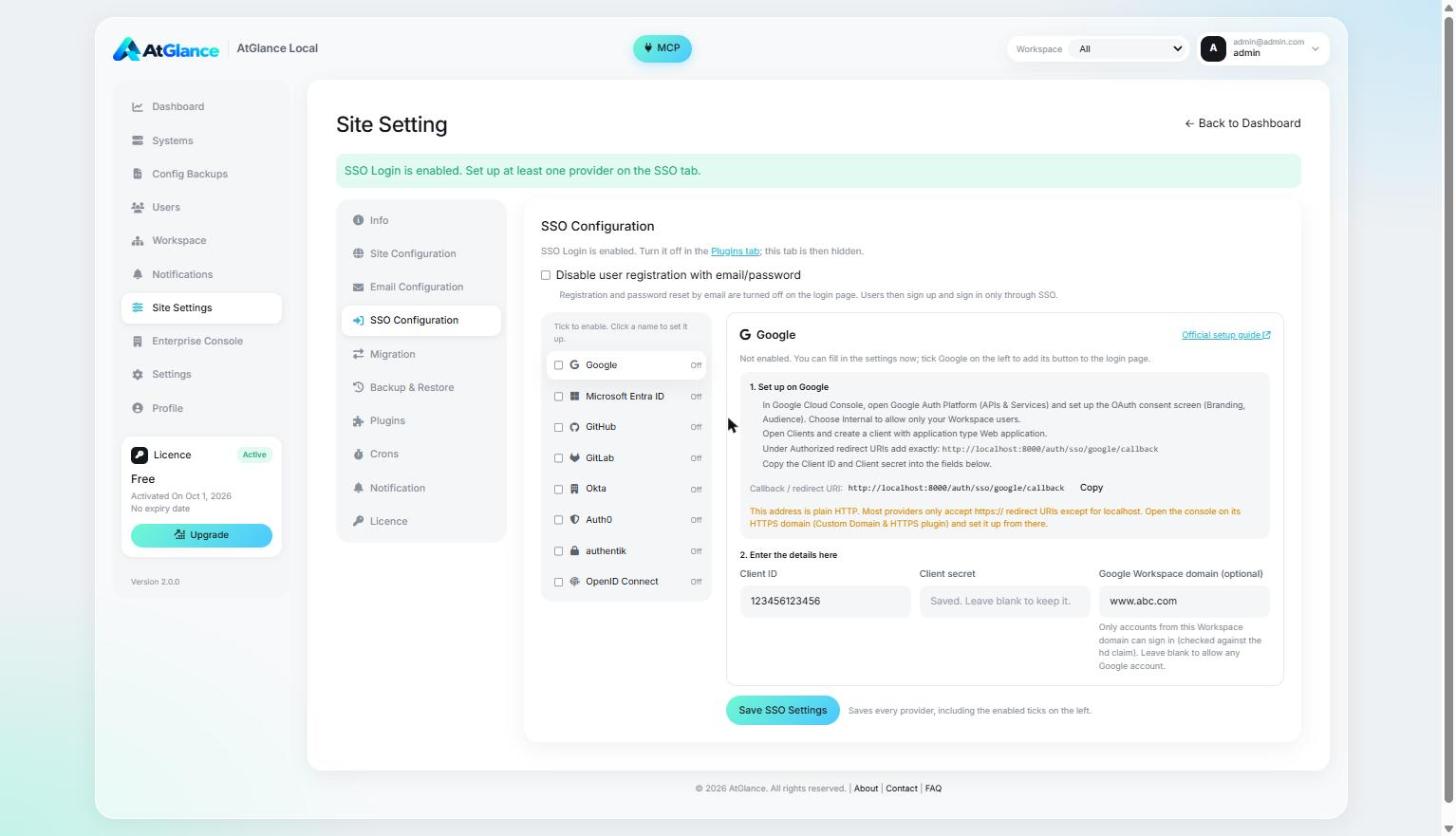 Sign in with the identity provider you already use